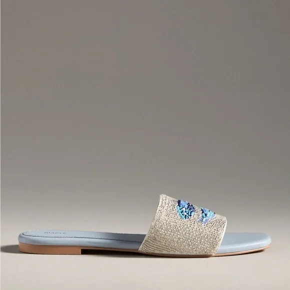 The Fiona Beaded Slide Sandals by Maeve - Picture 2 of 6